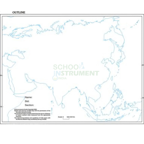 Desk Outline Maps